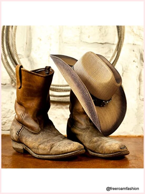 Straw Cattleman Crease Cowboy Hat - Shapeable Wide Brim main image 4